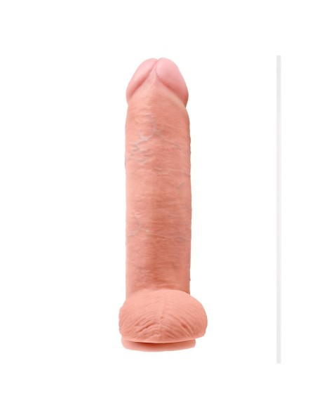 King Cock Pene con Testiculos de 12 Color Natural King Cock Pene con Testiculos de 12 Color Natural