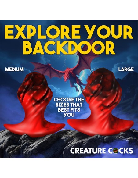 Dragonspawn Plug Anal Silicona Talla L