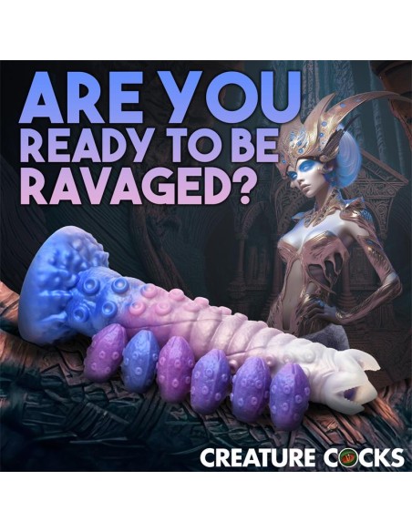 Tenta Queen Dildo Ovipositor con 6 Huevos