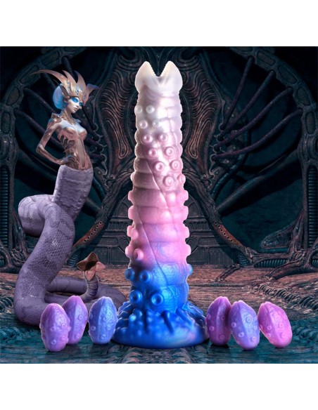 Tenta Queen Dildo Ovipositor con 6 Huevos