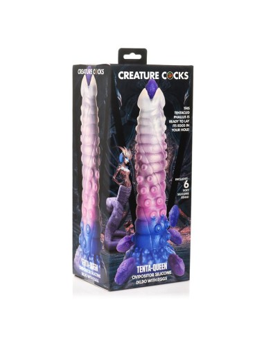 Tenta Queen Dildo Ovipositor con 6 Huevos