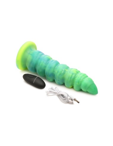 Squirmer Dildo con Thrusting y Vibracion Control Remoto Silicona