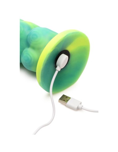 Squirmer Dildo con Thrusting y Vibracion Control Remoto Silicona