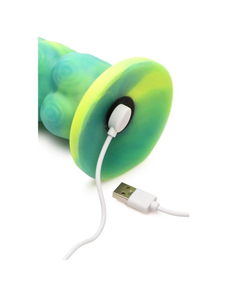 Squirmer Dildo con Thrusting y Vibracion Control Remoto Silicona