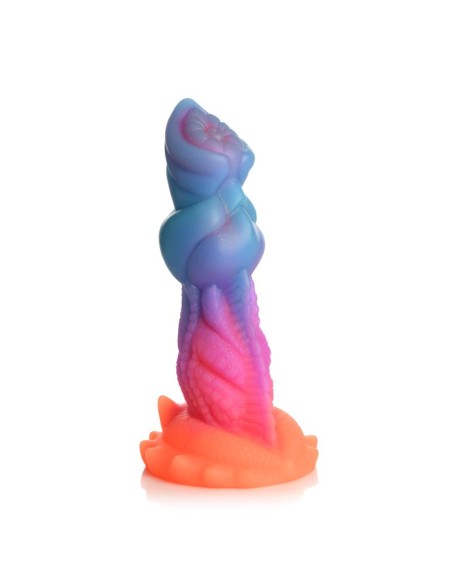 Aqua Cock Dildo Brilla en la Oscuridad Silicona