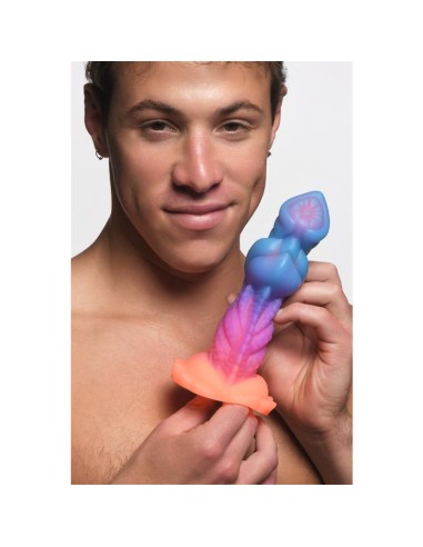 Aqua Cock Dildo Brilla en la Oscuridad Silicona