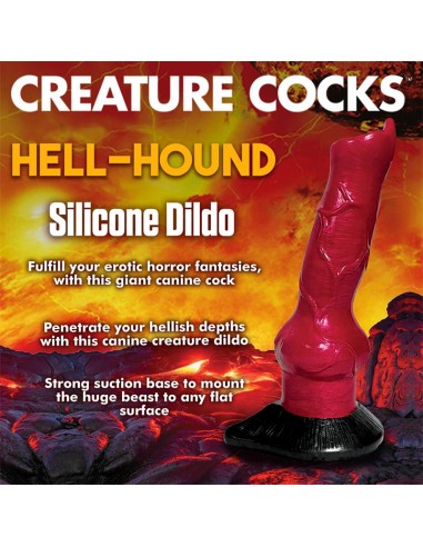 Hell Hound Dildo Silicona 19 cm 75
