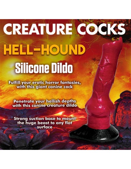 Hell Hound Dildo Silicona 19 cm 75