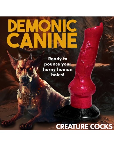 Hell Hound Dildo Silicona 19 cm 75