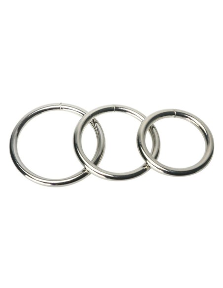 Trine Set 3 Anillos de Acero