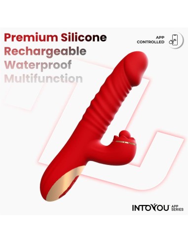 Ascen Vibrador con Thrusting y Waving y APP USB Magnetico