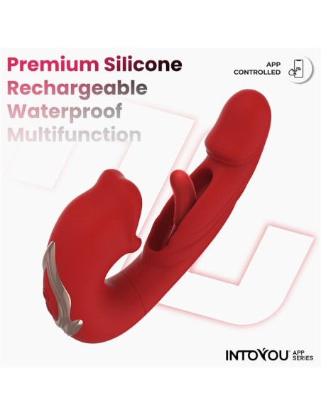 Mouty Vibrador Funcion Mordisqueo y Flipping con App