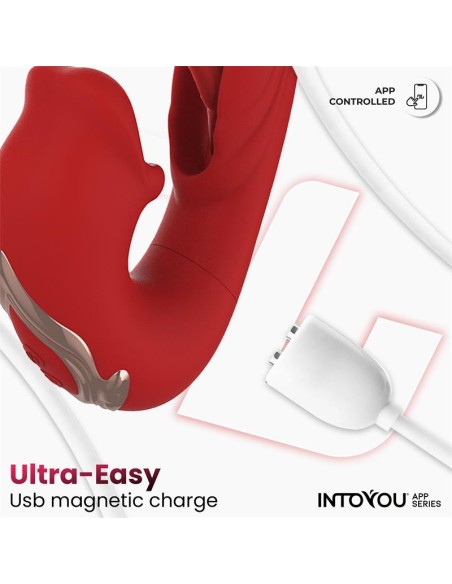 Mouty Vibrador Funcion Mordisqueo y Flipping con App