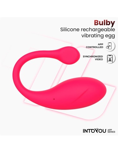 Bulby Huevo Vibrador con APP Rosa Intenso