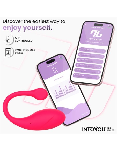 Bulby Huevo Vibrador con APP Rosa Intenso