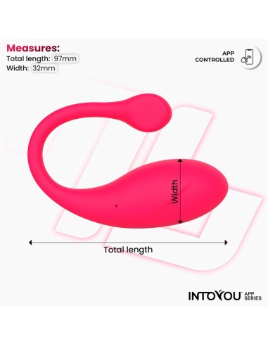 Bulby Huevo Vibrador con APP Rosa Intenso