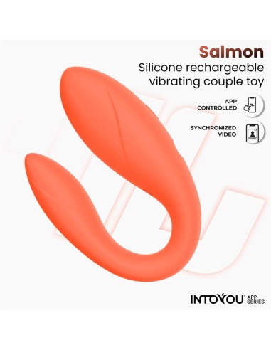 Juguete para Parejas con APP Flexible Salmon