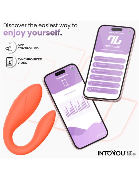Juguete para Parejas con APP Flexible Salmon