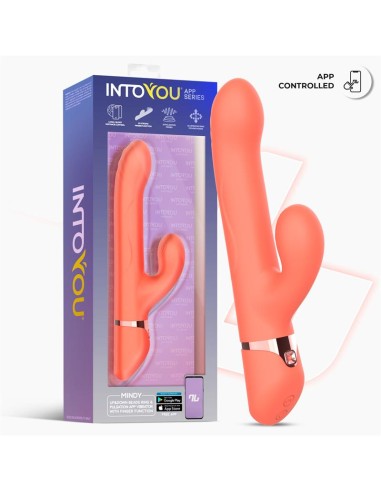 Mindy Vibrador con Anillo de Bolas Up and Down Finger y Pulsacion con APP