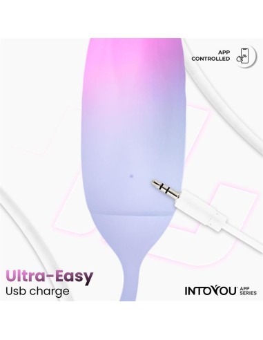 Huevo Silicona Doble Capa con APP Rosa Azul