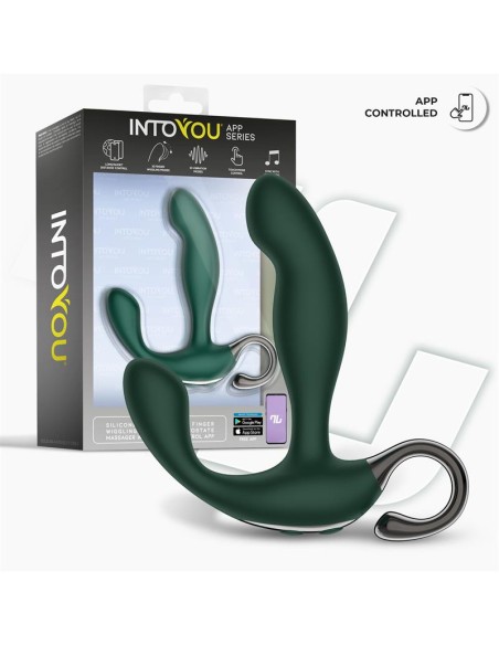 Greeny Masajeador Prostatico con Finger Wiggling y App
