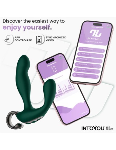 Greeny Masajeador Prostatico con Finger Wiggling y App