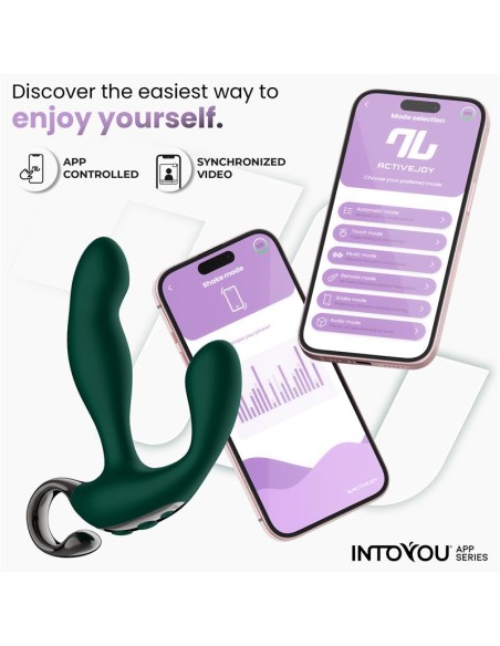 Greeny Masajeador Prostatico con Finger Wiggling y App