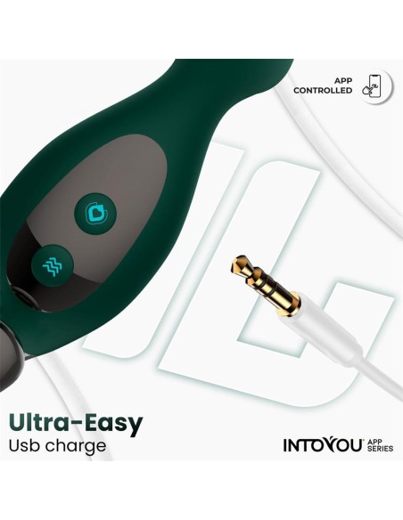 Greeny Masajeador Prostatico con Finger Wiggling y App