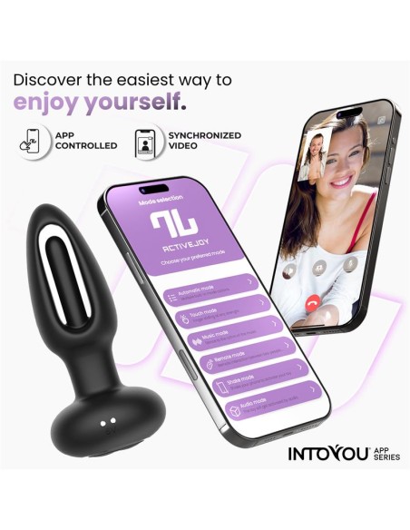 Zack Plug Anal con Flipping Tongue y Vibracion con App