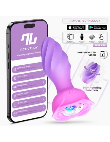 Moxy Plug Anal con Rotacion 360º con App