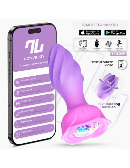 Moxy Plug Anal con Rotacion 360º con App
