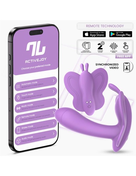 Wingy Estimulador Mariposa con APP Lavanda