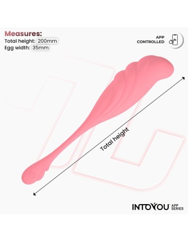 Huevo Vibrador con Movimiento Waving con APP USB