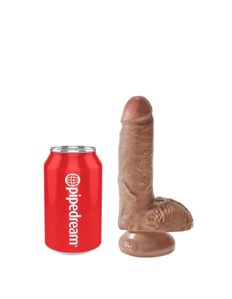 King Cock Pene con Testiculos de 7 Bronceado