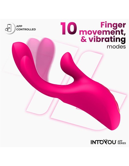 Derek Vibrador con Movimiento Finger 3 Motores y APP