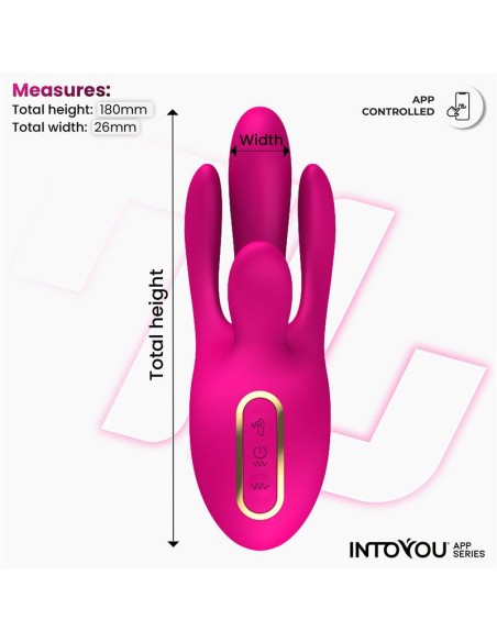 Derek Vibrador con Movimiento Finger 3 Motores y APP