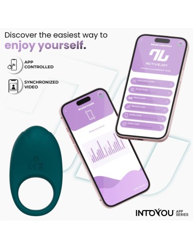 Ringo Anillo Vibrador con APP Unibody Verde