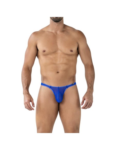 C4MSPX06 Tanga Brasileno Mesh Electric Blue