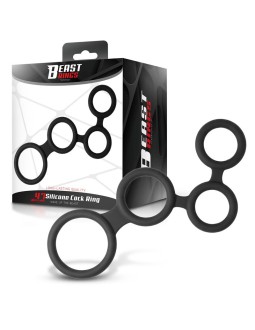 Multi Anillo para el Pene Silicona 47 mm