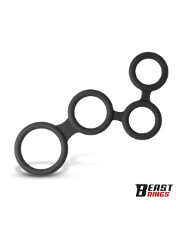 Multi Anillo para el Pene Silicona 47 mm 2