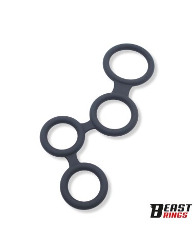 Multi Anillo para el Pene Silicona 47 mm