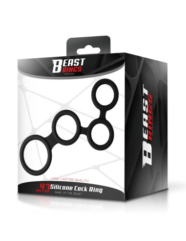 Multi Anillo para el Pene Silicona 47 mm