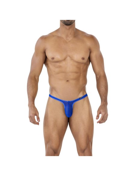 C4MSPX11 Micro Tanga Mesh Electric Blue