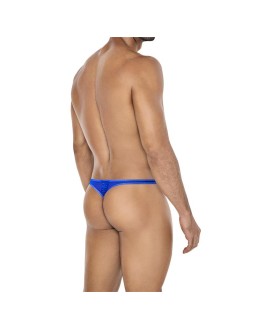 C4MSPX11 Micro Tanga Mesh Electric Blue 2