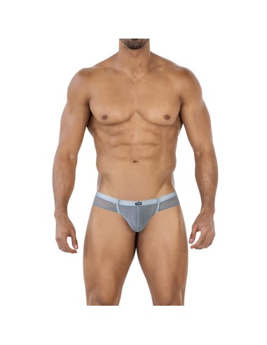 C4MSPX22 Calzoncillo Hybrid Cheeky Brief Mesh Grey