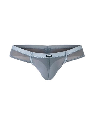 C4MSPX22 Calzoncillo Hybrid Cheeky Brief Mesh Grey
