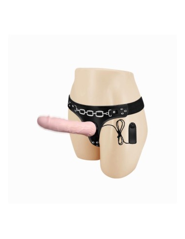 Baile Arnes con Dildo Vibrador Natural 185 cm