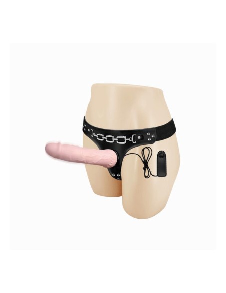 Baile Arnes con Dildo Vibrador Natural 185 cm