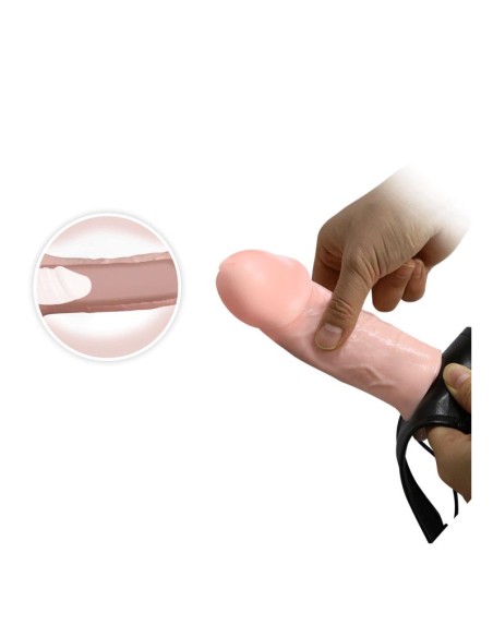 Arnes con Dildo Hueco 16 cm Arnes con Dildo Hueco 16 cm