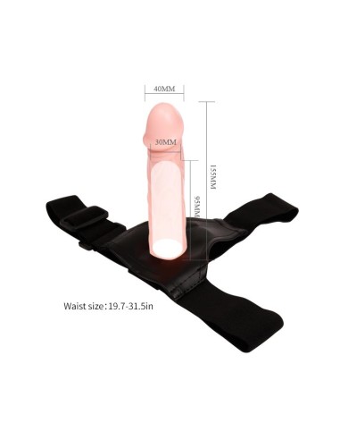 Arnes con Dildo Hueco 16 cm